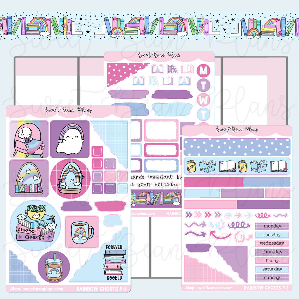 Rainbow Ghosts Journaling Kit