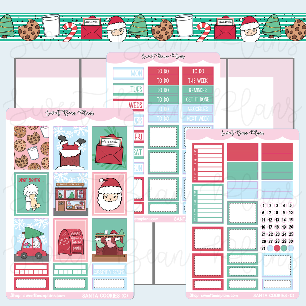 Santa Cookies Hobo COUSIN Weekly Kit