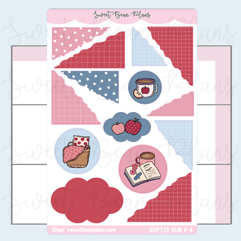 September 2025 Journaling Deco Stickers | VAULT25 P-4