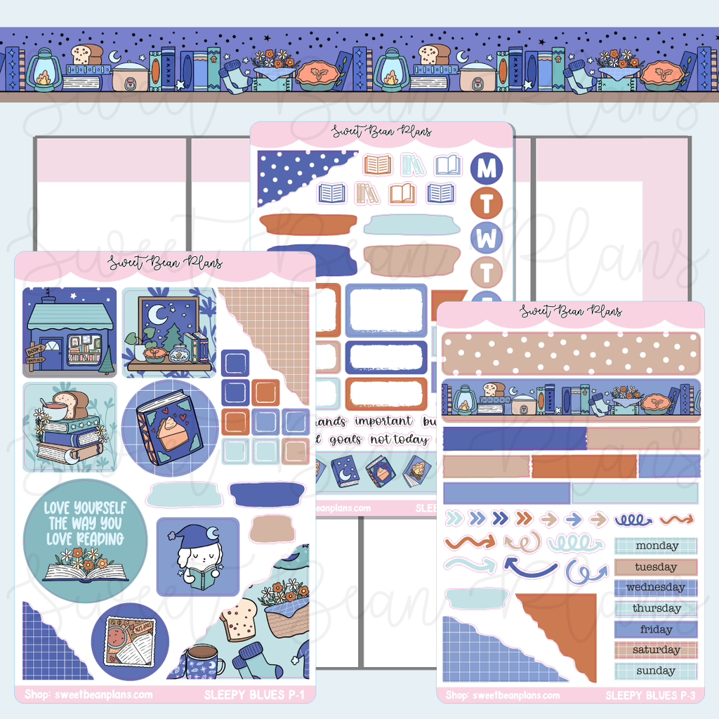 Sleepy Blues Journaling Kit