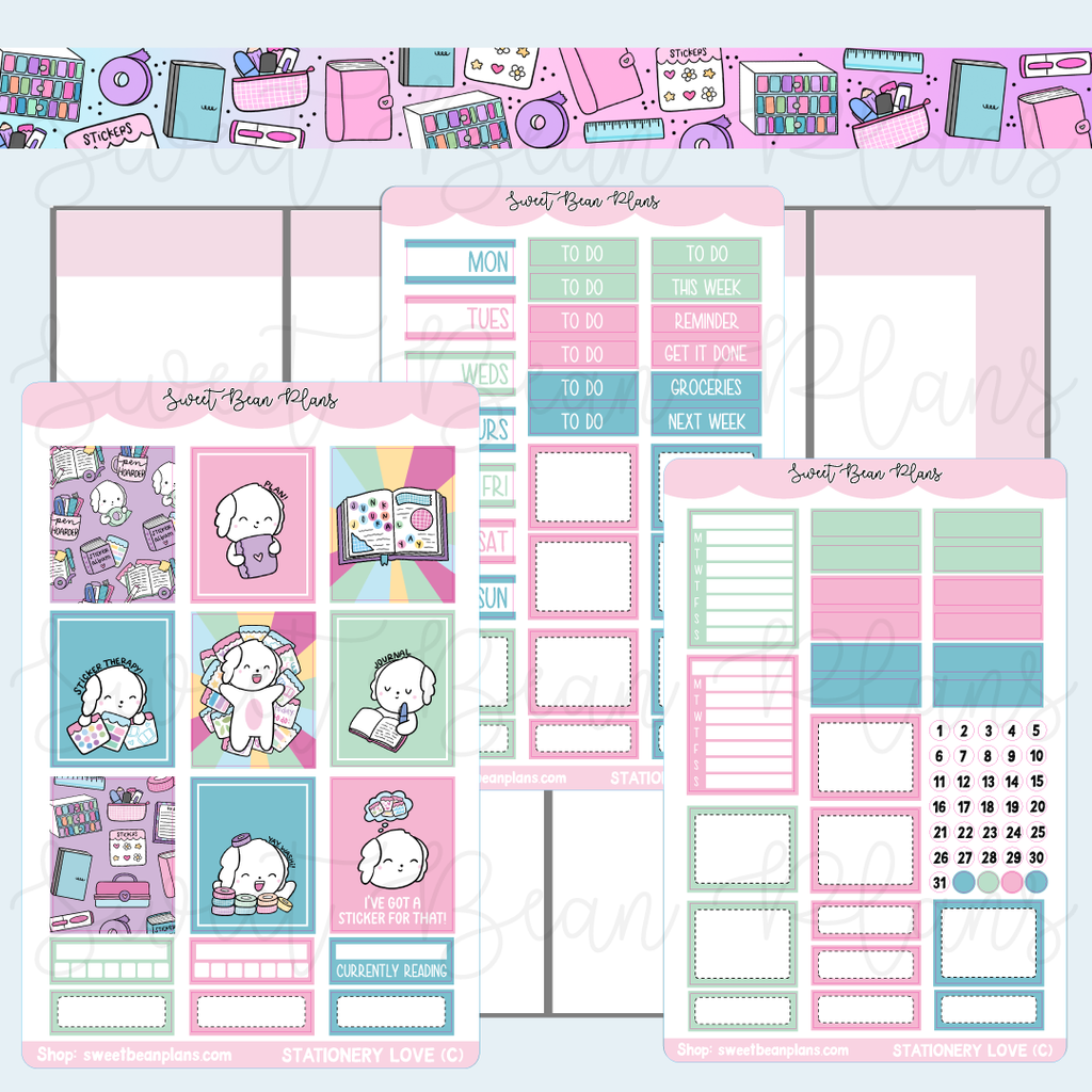 Stationery Love Hobo COUSIN Weekly Kit