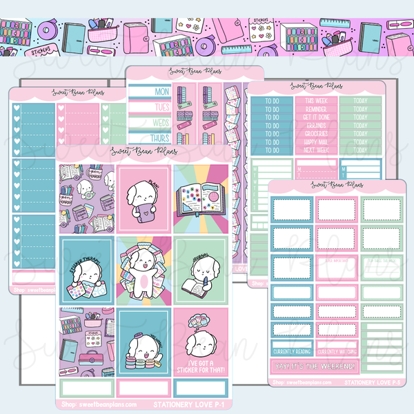 Stationery Love Weekly Kit Vinyl Planner Stickers