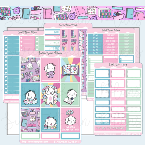 Stationery Love Weekly Kit Vinyl Planner Stickers