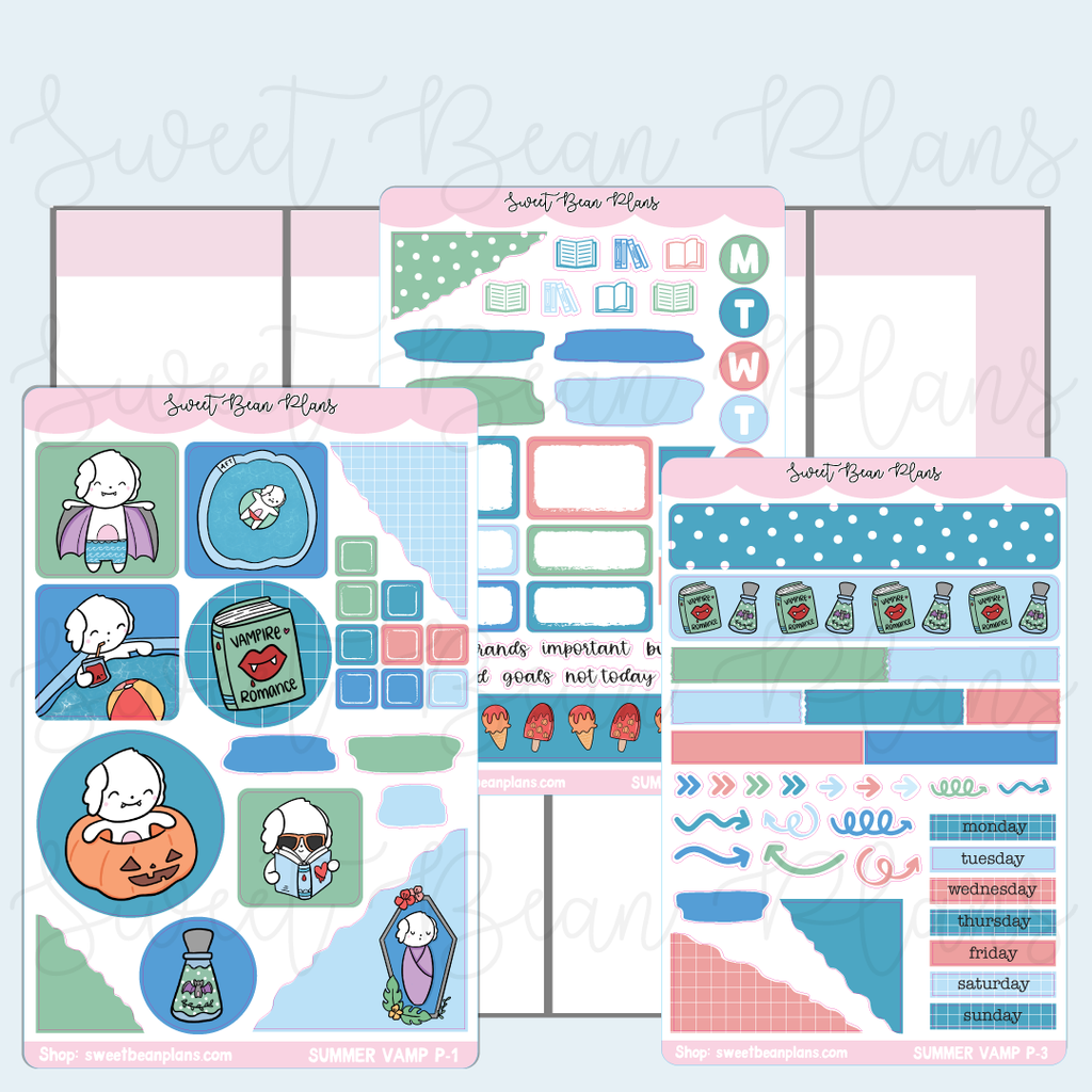 Poolside Vampire Journaling Kit