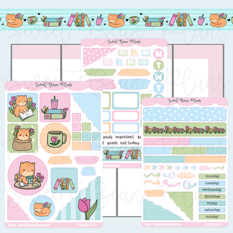 Cats & Tulips Journaling Kit