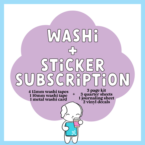 SBP Washi + Sticker Subscription