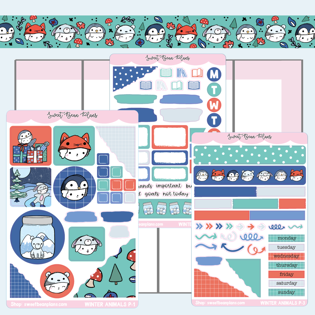 Winter Animals Journaling Kit