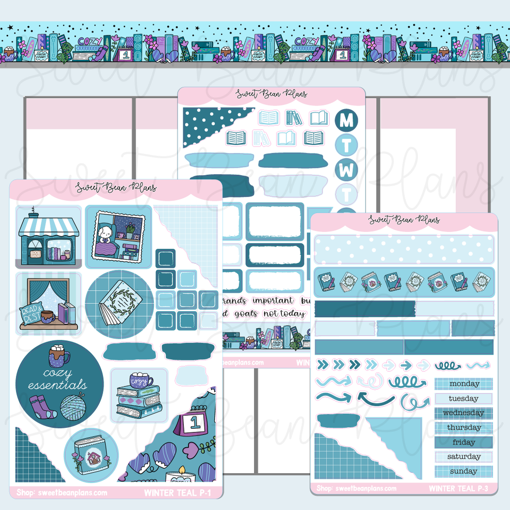 Winter Teal Journaling Kit