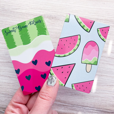 Watermelon Washi Card