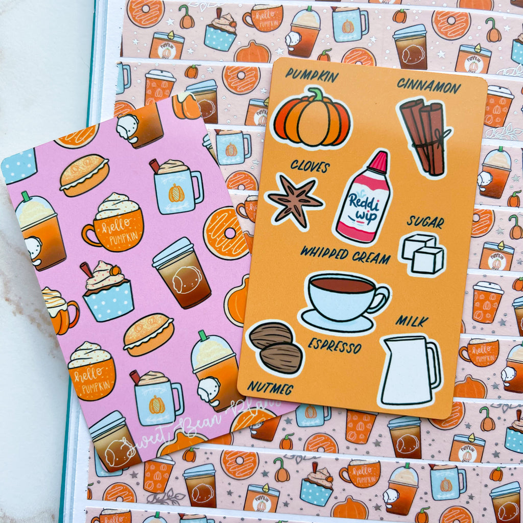 Pumpkin Spice Washi Card