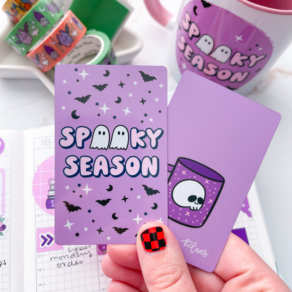 Spooky Season Halloween Washi Card