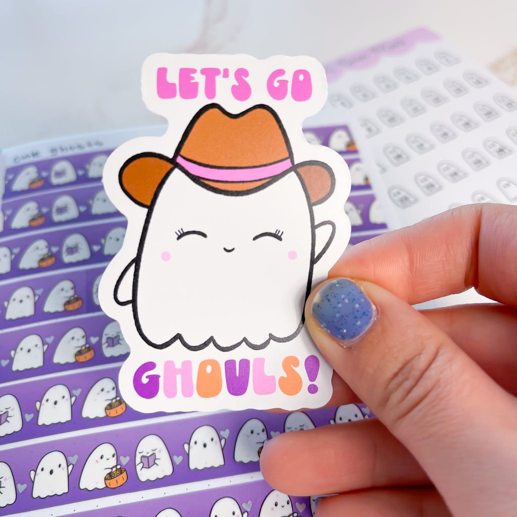 Let's Go Ghouls Premium Vinyl Die Cut