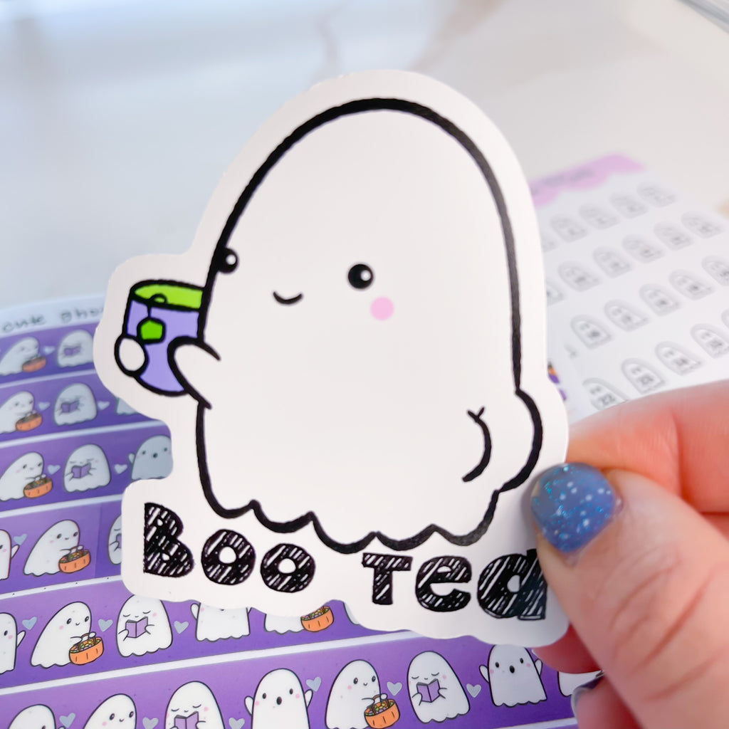BOO Tea Premium Vinyl Die Cut