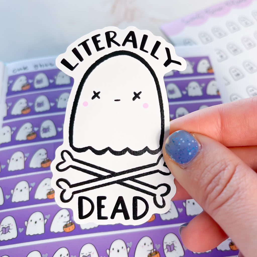 Literally Dead Premium Vinyl Die Cut