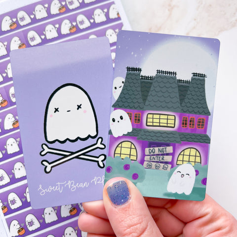 Haunted House Washi Card