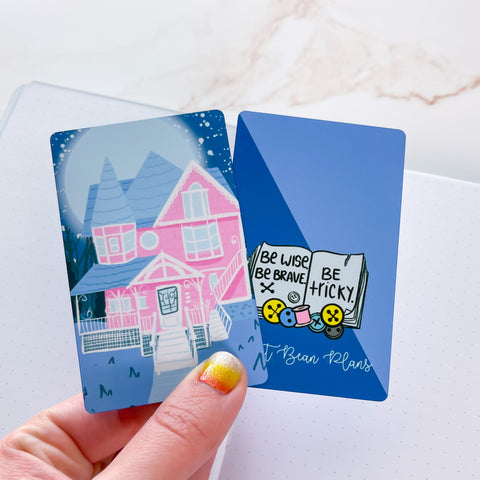 Be Tricky Buttons Washi Card