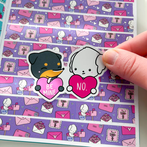 Be Mine Bean + Rambo Premium Vinyl Die Cut