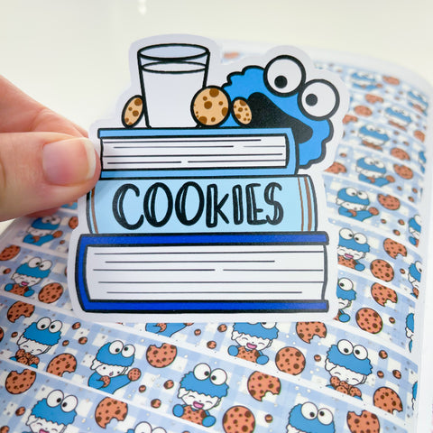Cookie Book Stack Premium Vinyl Die Cut