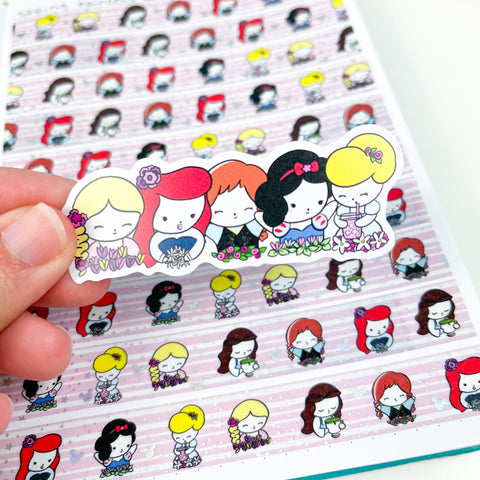 Spring Princess Beans Premium Vinyl Die Cut