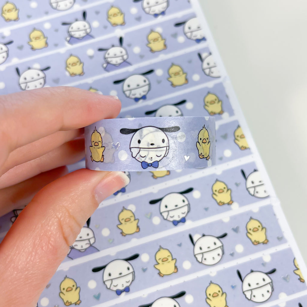 Holo Foil Bean-chacco Washi Tape (15mm)