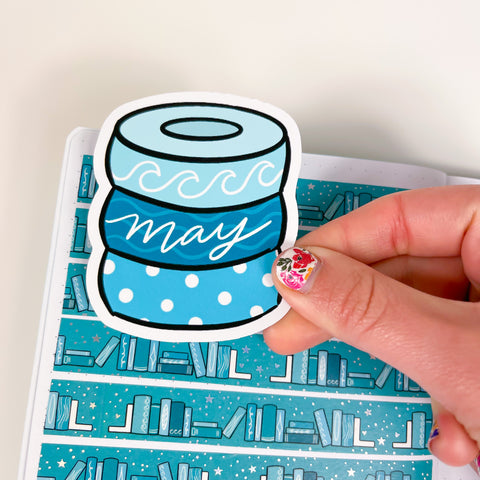May Washi Tape Premium Vinyl Die Cut