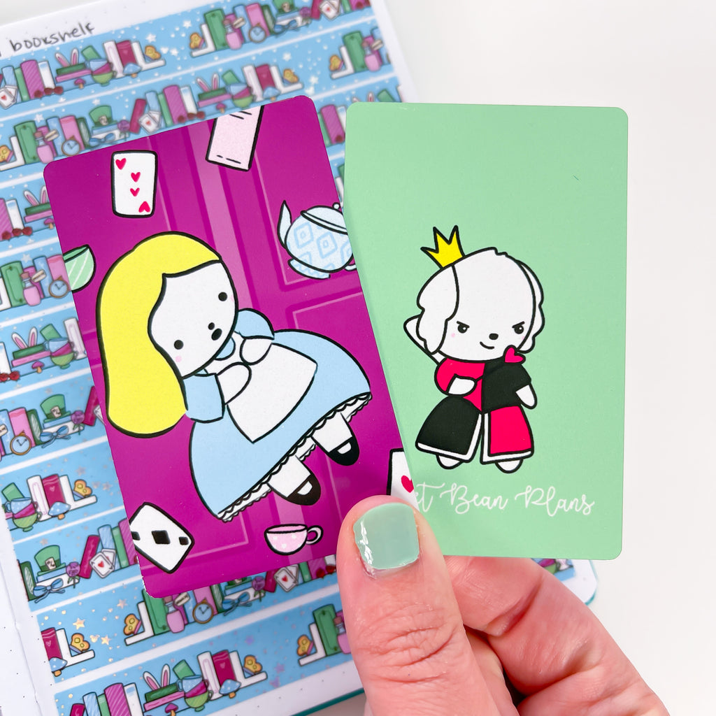 Wonderland Queen Washi Card