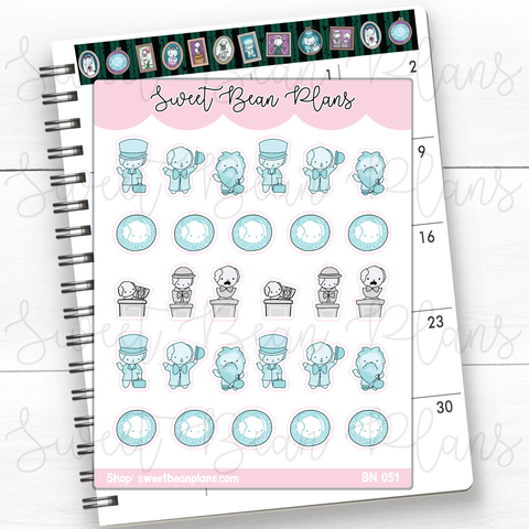 Haunted Beans Vinyl Planner Stickers | Bn 051