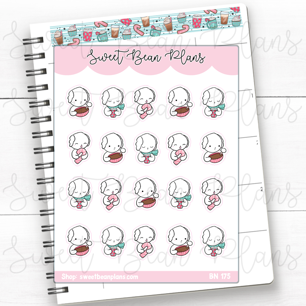 Peppermint Beans Vinyl Planner Stickers | Bn 175