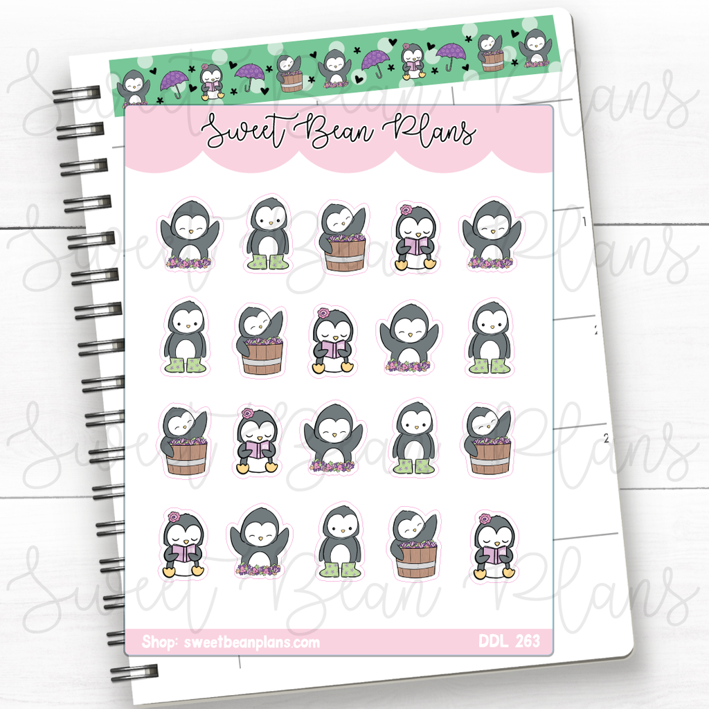 Springuins Vinyl Planner Stickers | Ddl 263