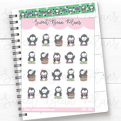 Springuins Vinyl Planner Stickers | Ddl 263