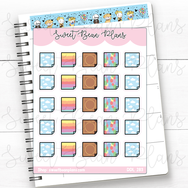 Adventure Sticky Notes Vinyl Planner Stickers | Ddl 283 – Sweet Bean Plans