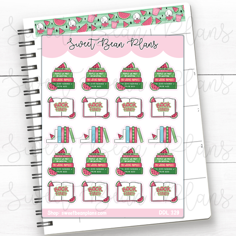 Watermelon Books Vinyl Planner Stickers | Ddl 329