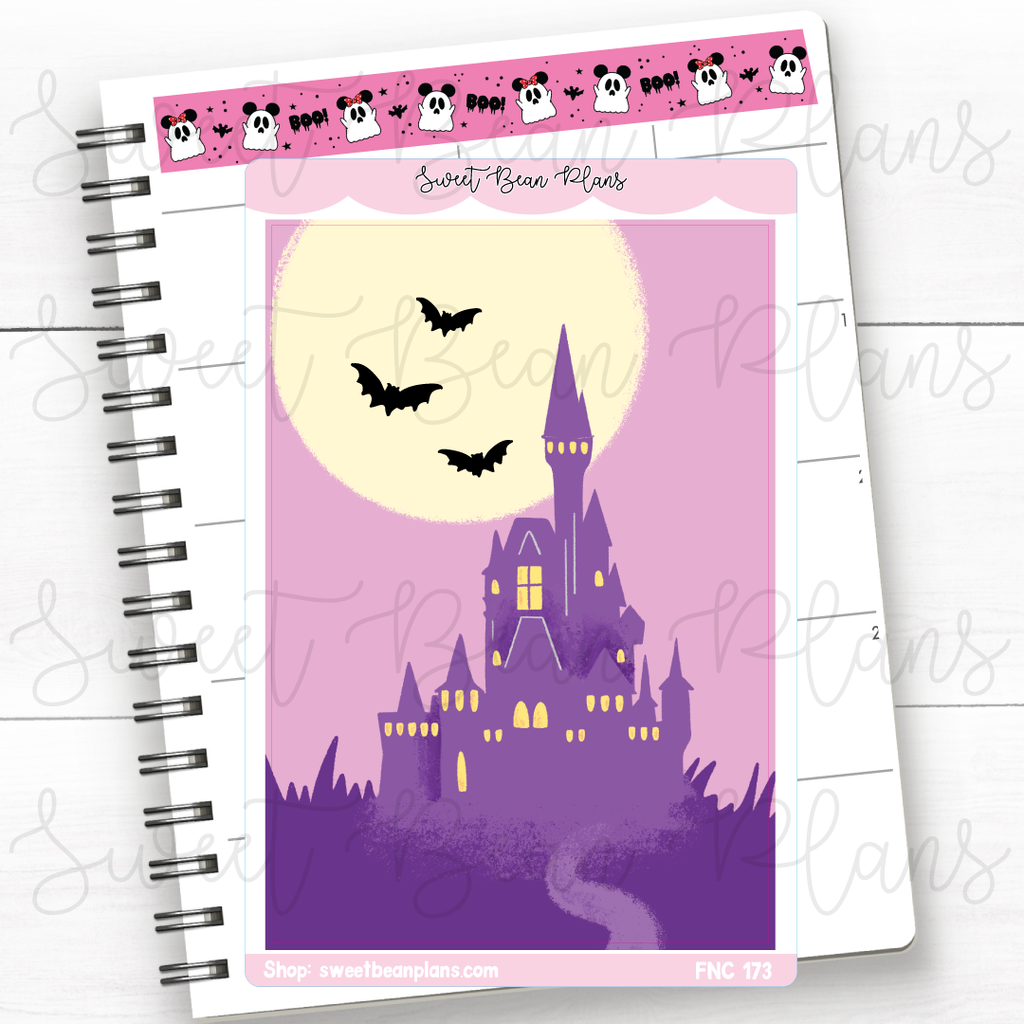 Boo To You Large Vinyl Planner Sticker | Fnc 173