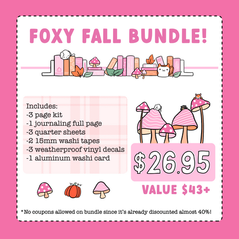 Foxy Fall Bundle (NO STICKY NOTES)