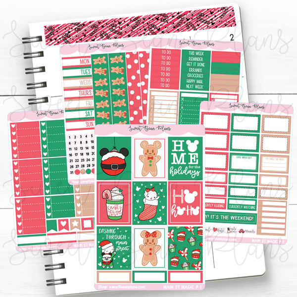 Magic on Main Street Weekly Kit Vinyl Planner Stickers