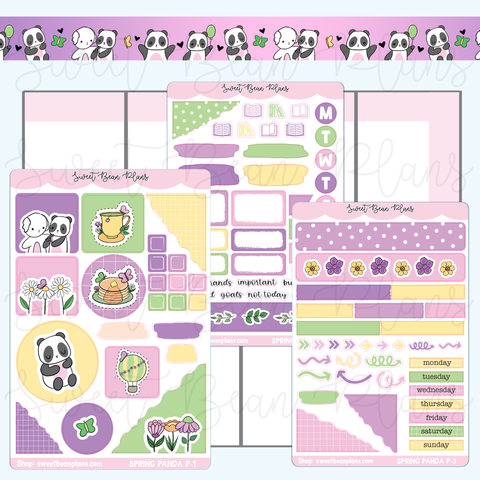 Spring Panda Journaling Kit